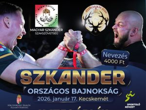 Read more about the article Kecskeméten kezd a szkanderévad
